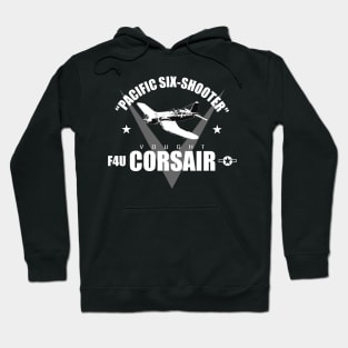 WW2 Fighter - F4U Corsair - Pacifc Six-Shooter Hoodie